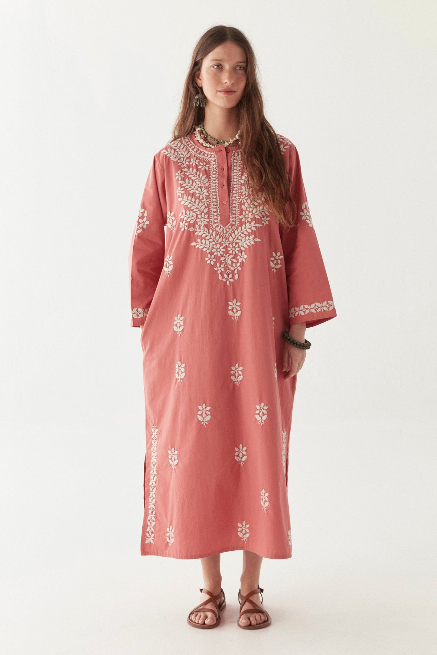 Vestido coral