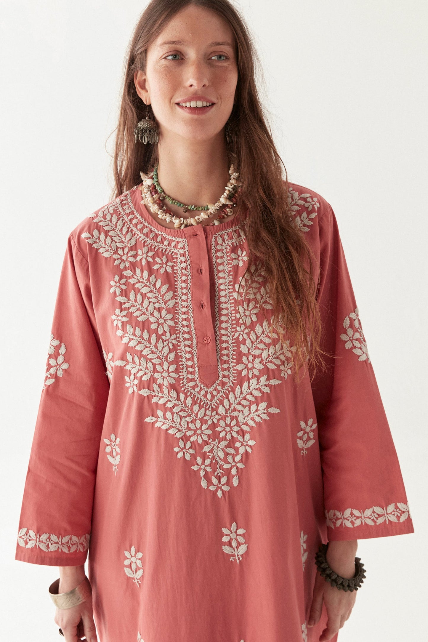 Vestido coral