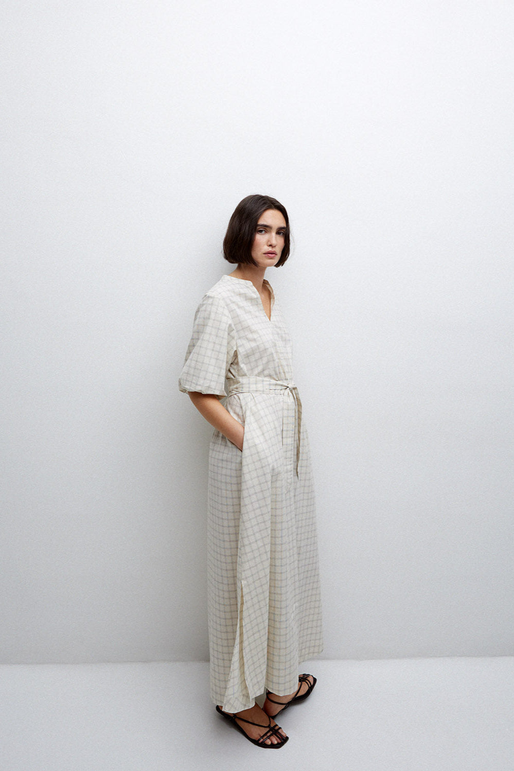 Vestido cuadros