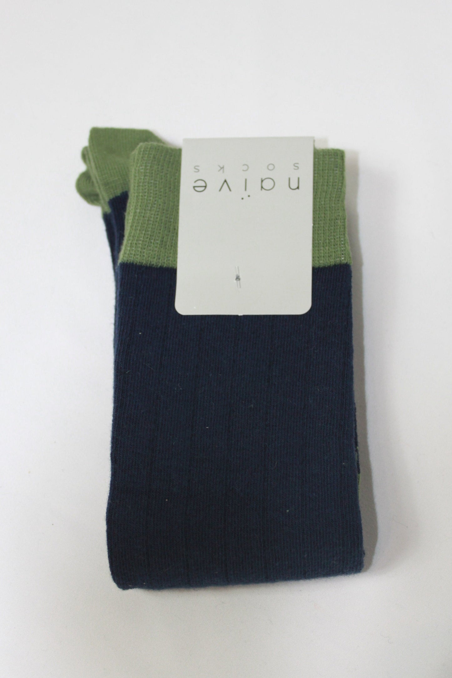 Calcetines oxford azul (caña alta)