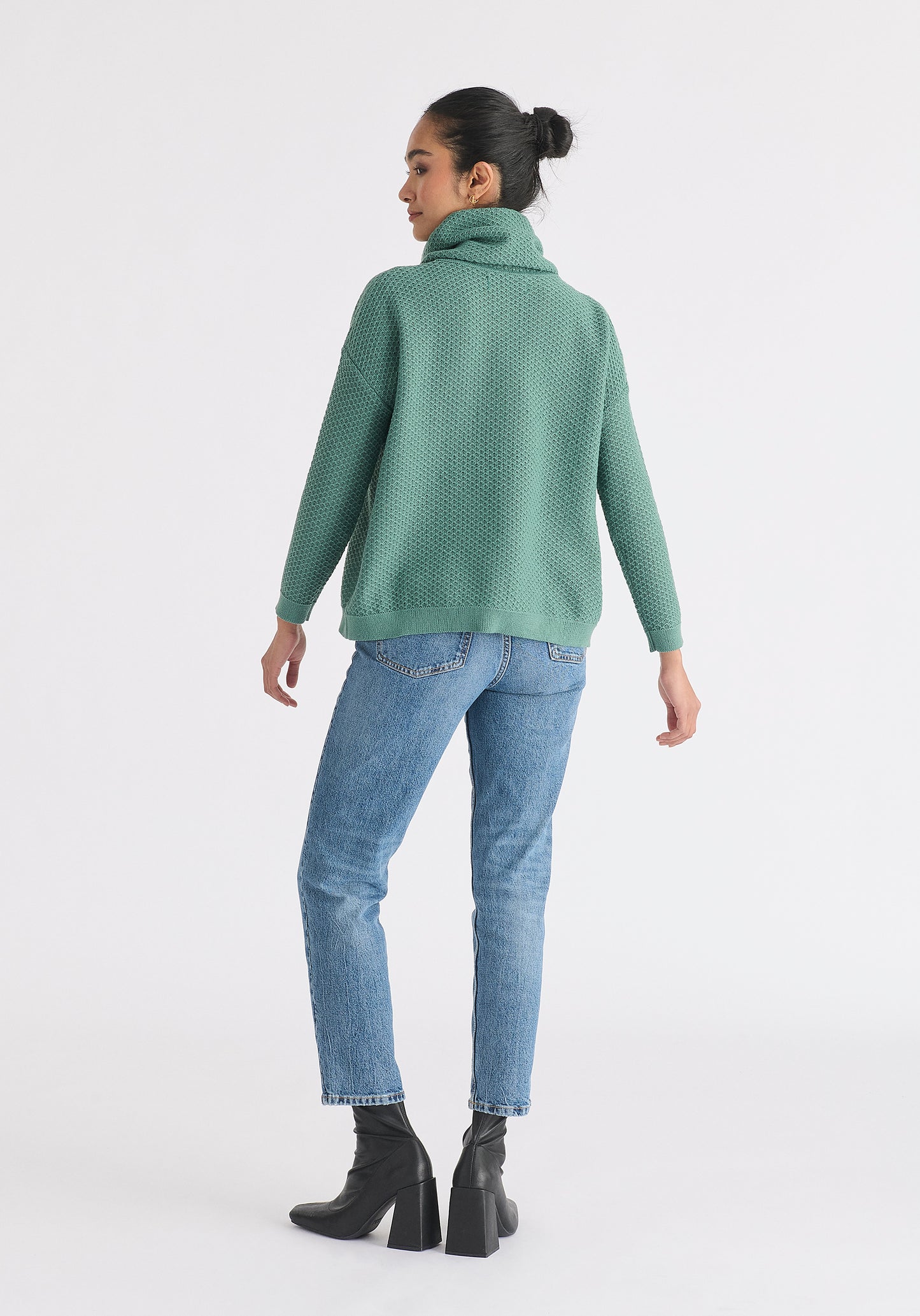 Jersey cuello verde